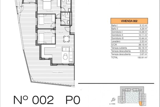 Apartmán – 3 ložnice – San Miguel de Salinas