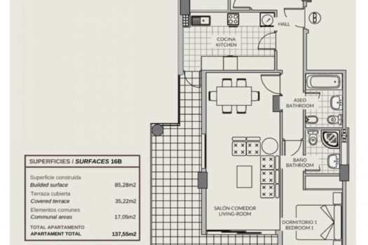 3 bedroom Apartment for sale in Calpe