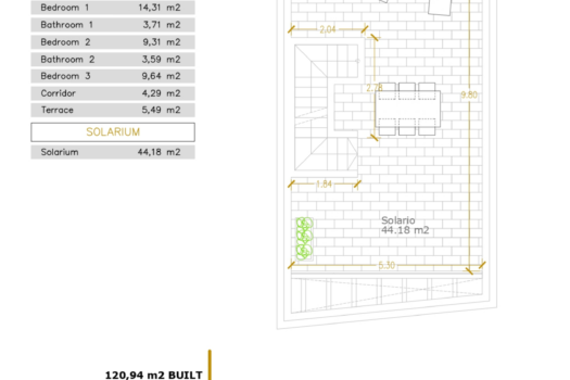 Vila – 3 ložnice – Orihuela Costa