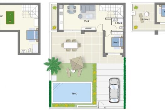 3 bedroom Villa for sale in Rojales