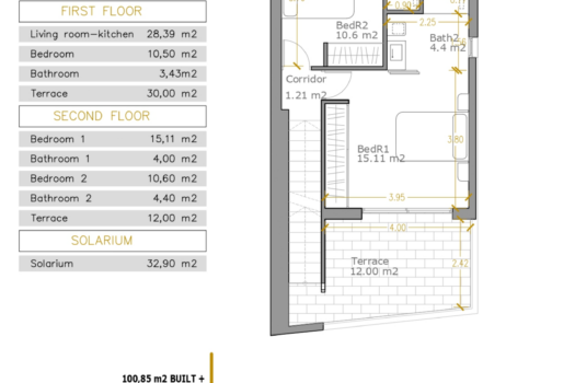 Vila – 3 ložnice – Orihuela Costa