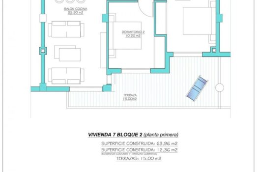 2 bedroom Apartment for sale in Los Alcazares