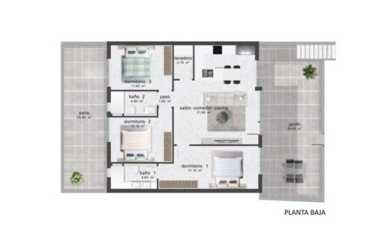 3 bedroom Villa for sale in Pilar de la Horadada