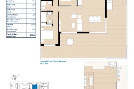 3 bedroom Penthouse for sale in Pilar de la Horadada