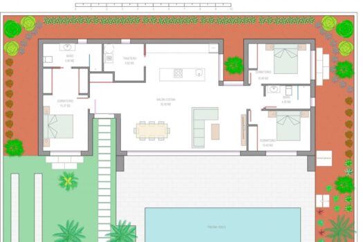 Vila – 3 ložnice – Santiago de la Ribera
