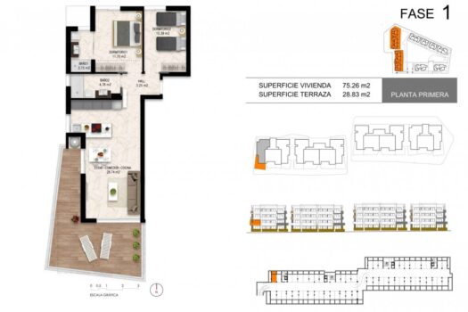 2 bedroom Apartment for sale in Playa Flamenca
