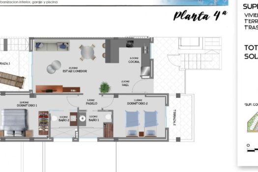 2 bedroom Penthouse for sale in Guardamar del Segura