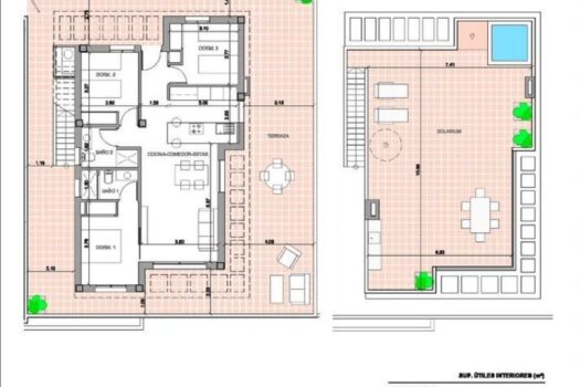 2 bedroom Penthouse for sale in Pilar de la Horadada