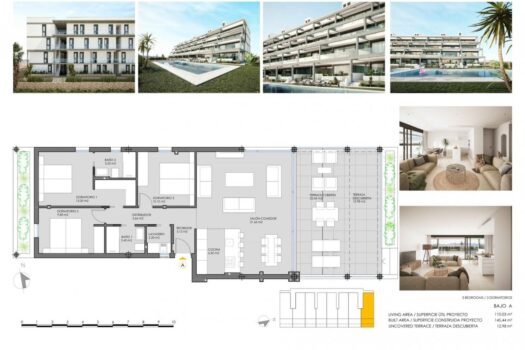 Apartmán – 3 ložnice – Cartagena