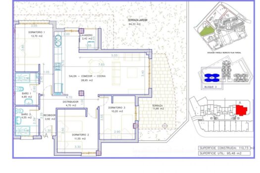 3 bedroom Apartment for sale in Villajoyosa