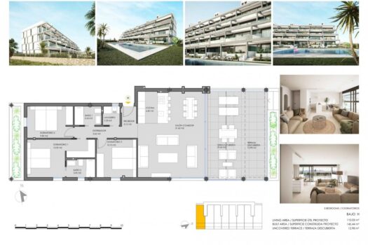 Apartmán – 3 ložnice – Cartagena