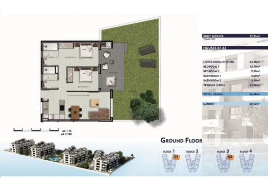 Apartmán – 2 ložnice – Orihuela Costa