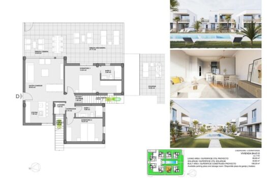 2 bedroom Villa for sale in Cartagena