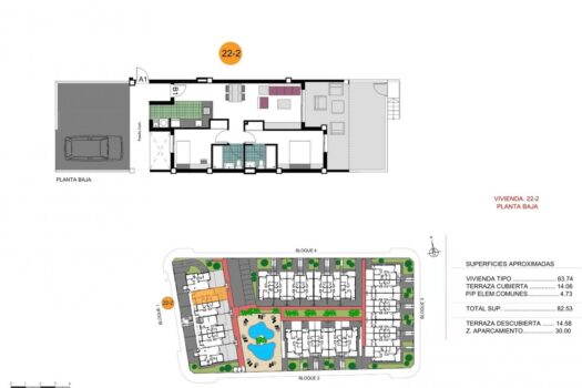 Apartmán – 2 ložnice – Pilar de la Horadada