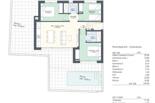 3 bedroom Apartment for sale in Guardamar del Segura