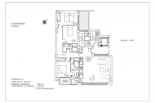 3 bedroom Apartment for sale in Santa Pola
