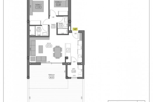 2 bedroom Villa for sale in Algorfa