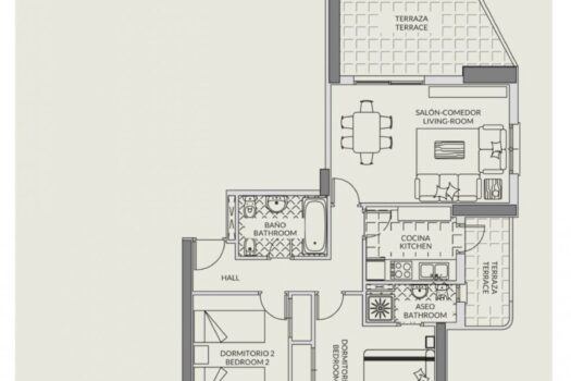 2 bedroom Apartment for sale in Calpe