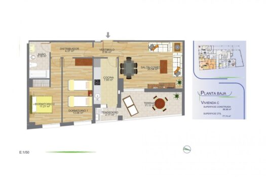 2 bedroom Apartment for sale in Aguilas