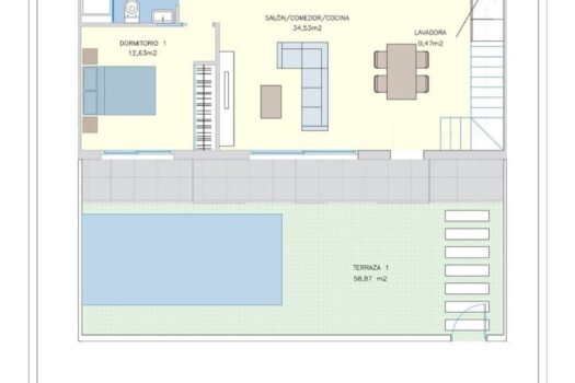 2 bedroom Townhouse for sale in Orihuela Costa