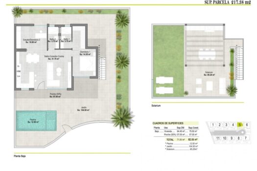 Vila – 2 ložnice – Alhama de Murcia