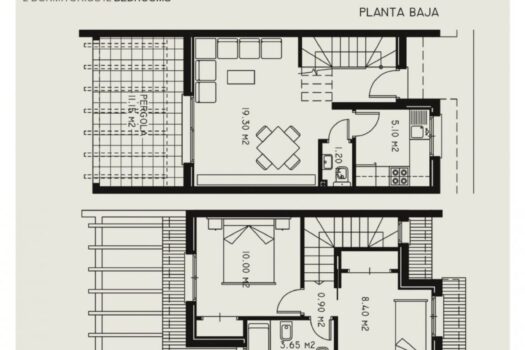 2 bedroom Townhouse for sale in Calpe