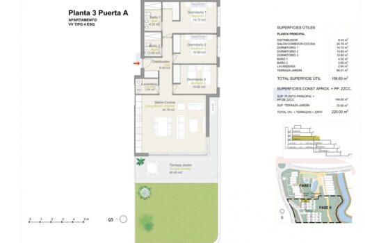 Apartmán – 3 ložnice – Finestrat