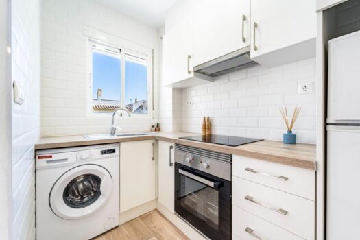 Bungalov v horním patře se soukromou střešní terasou