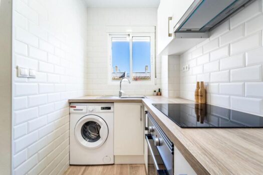 Bungalov v horním patře se soukromou střešní terasou