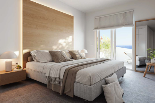 NOVOSTAVBA BYTU S VÝHLEDEM NA MOŘE V MIJAS.