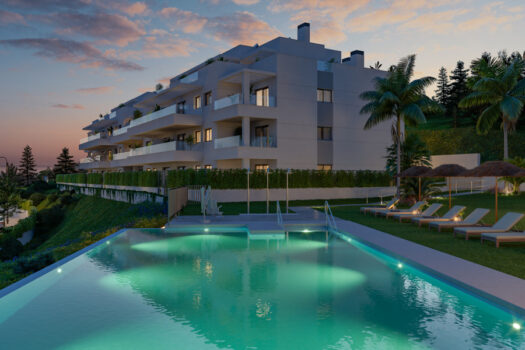 Apartmán v přízemí – 2 ložnice – Mijas