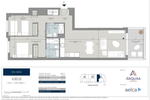 Apartmán – 2 ložnice – Mijas