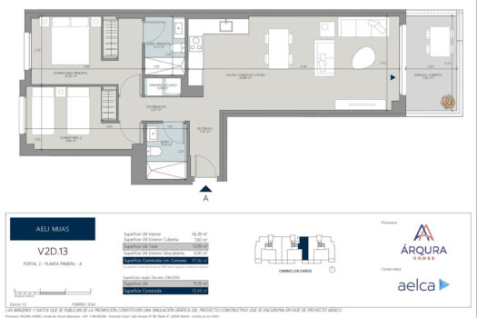 Apartmán – 2 ložnice – Mijas