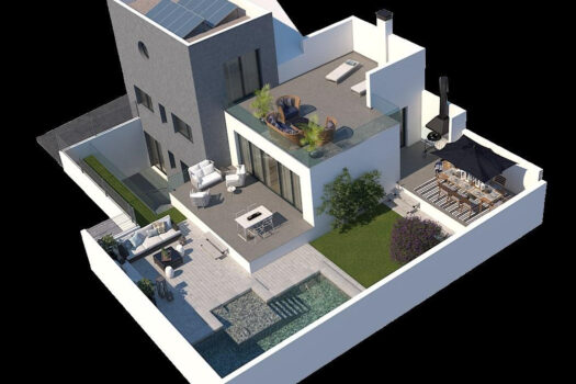 Bungalov – 3 ložnice – Alicante