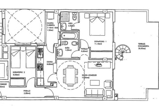 Penthouse – 2 ložnice – Alicante