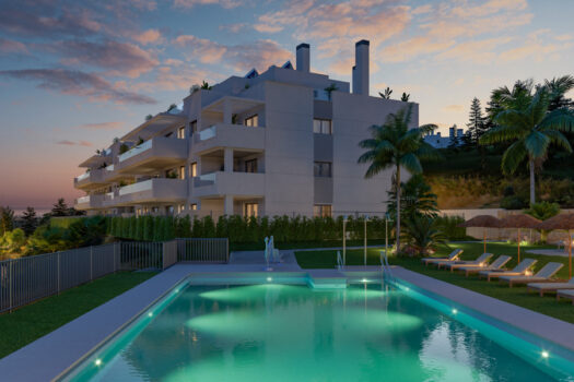 Apartmán v přízemí – 2 ložnice – Mijas