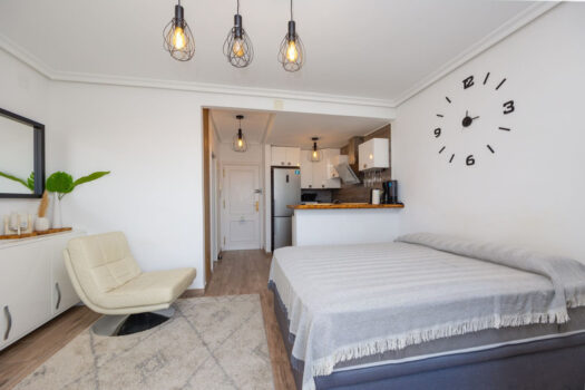 Apartmán s 1 ložnicí a výhledem na moře, 600 m od pláže – La Mata