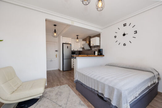 Apartmán s 1 ložnicí a výhledem na moře, 600 m od pláže – La Mata