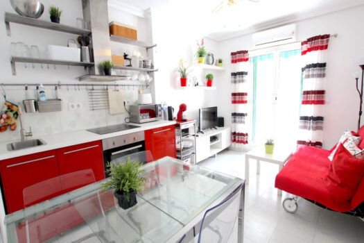Apartmán s 1 ložnicí, jižní terasou a výhledem na moře – La Mata