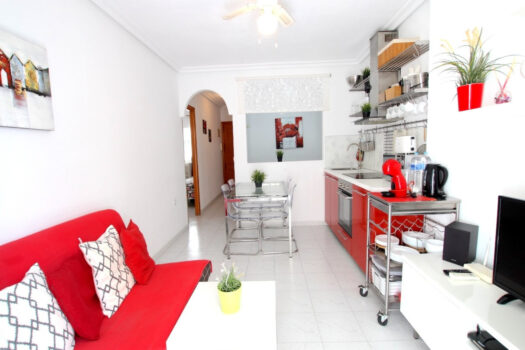 Apartmán s 1 ložnicí, jižní terasou a výhledem na moře – La Mata