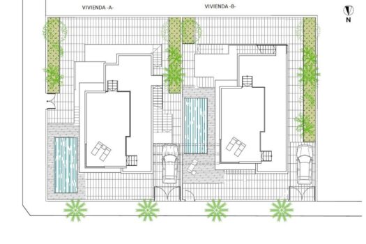 Moderní vila se 4 ložnicemi a výhledem na moře, 60 m od pláže – La Mata